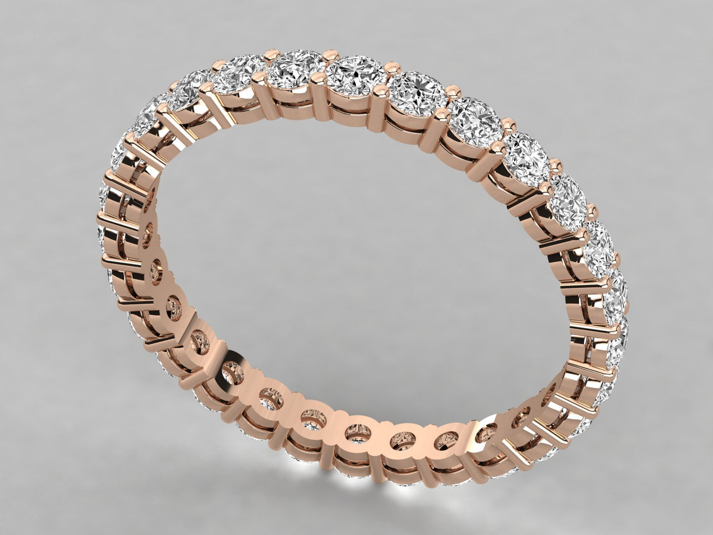 Round Diamond Eternity Ring