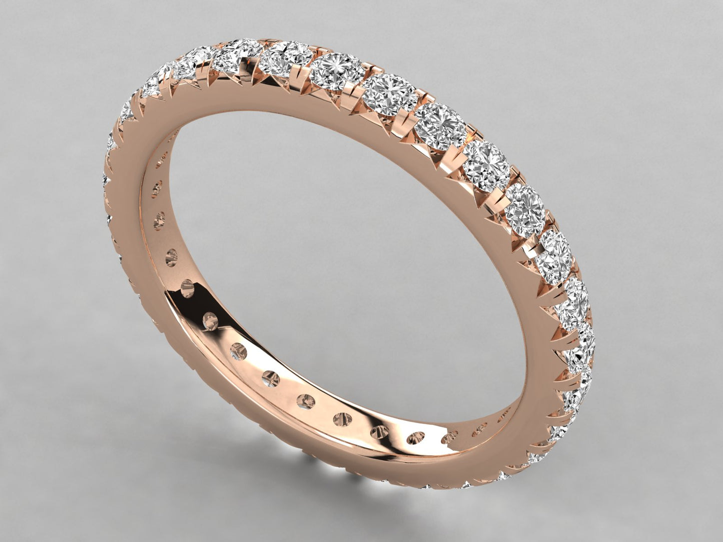 Round Diamond Eternity Ring