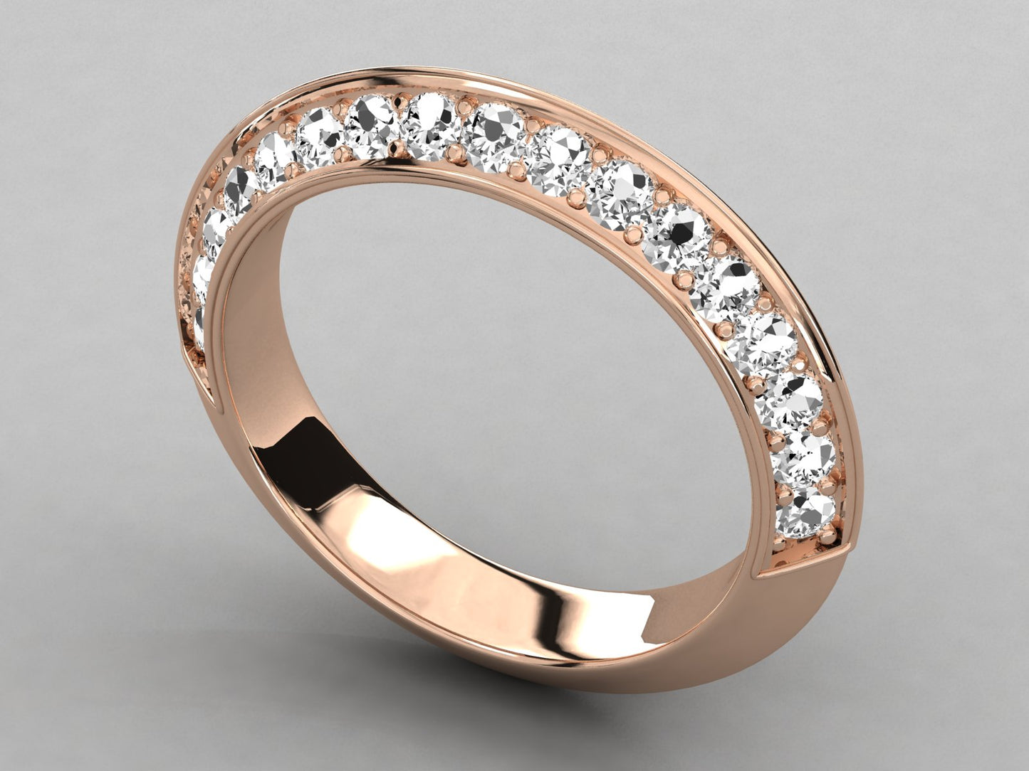 Knifes Edge Diamond Ring
