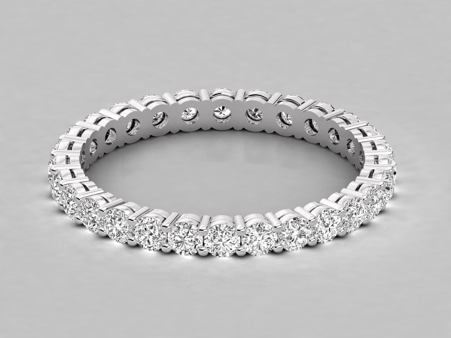 Round Diamond Eternity Ring