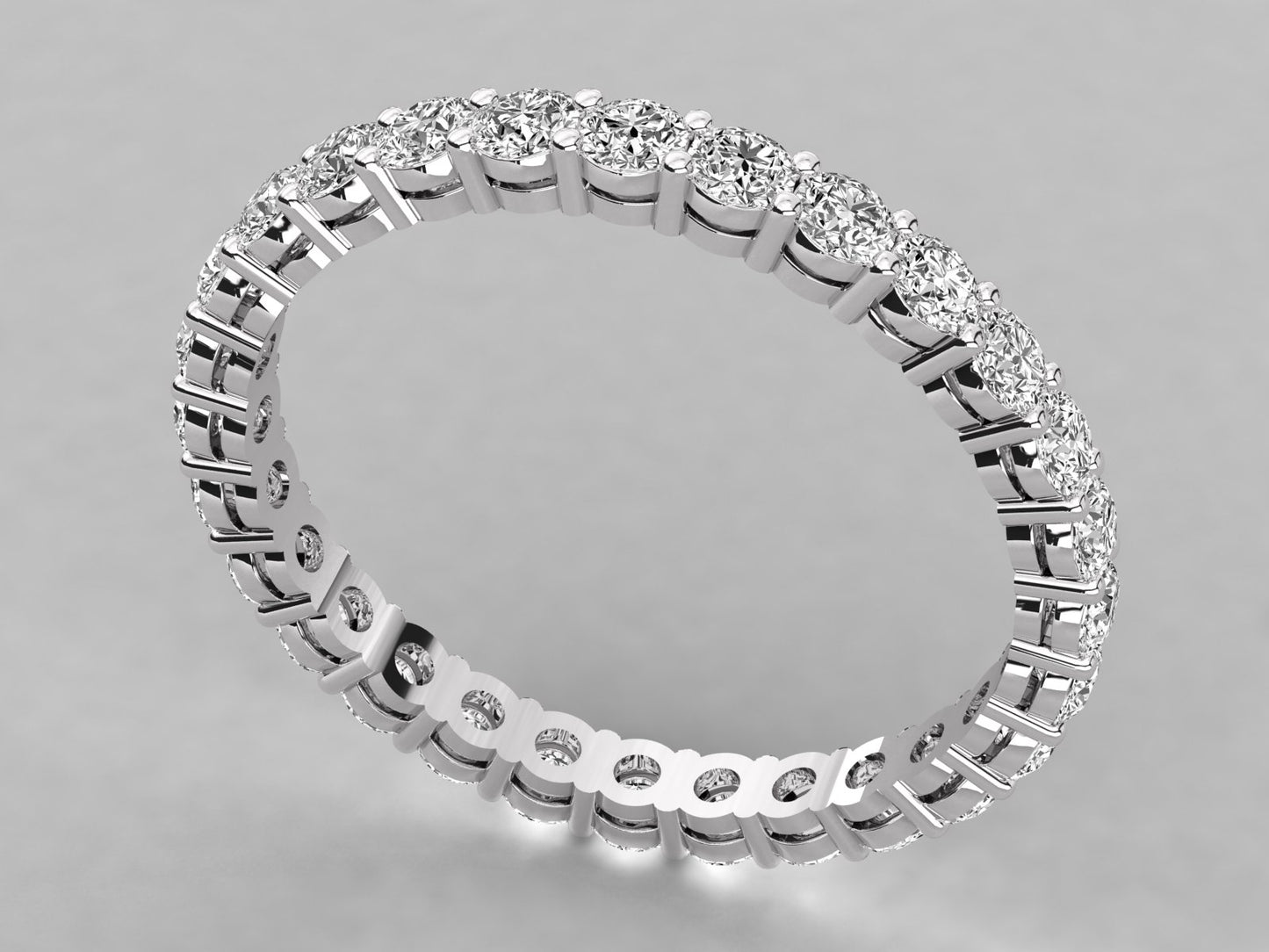 Round Diamond Eternity Ring