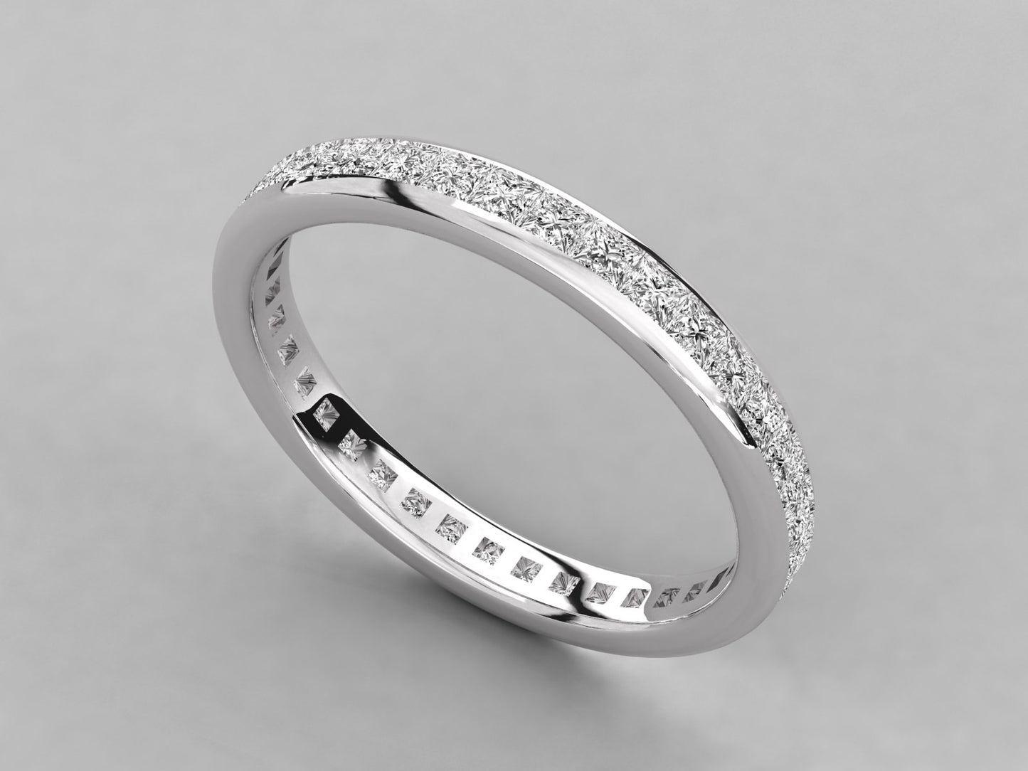 Princess Channel Diamond Eternity Ring