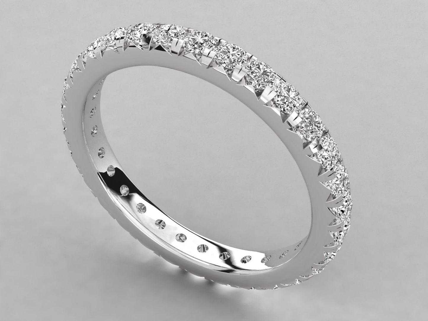 Round Diamond Eternity Ring