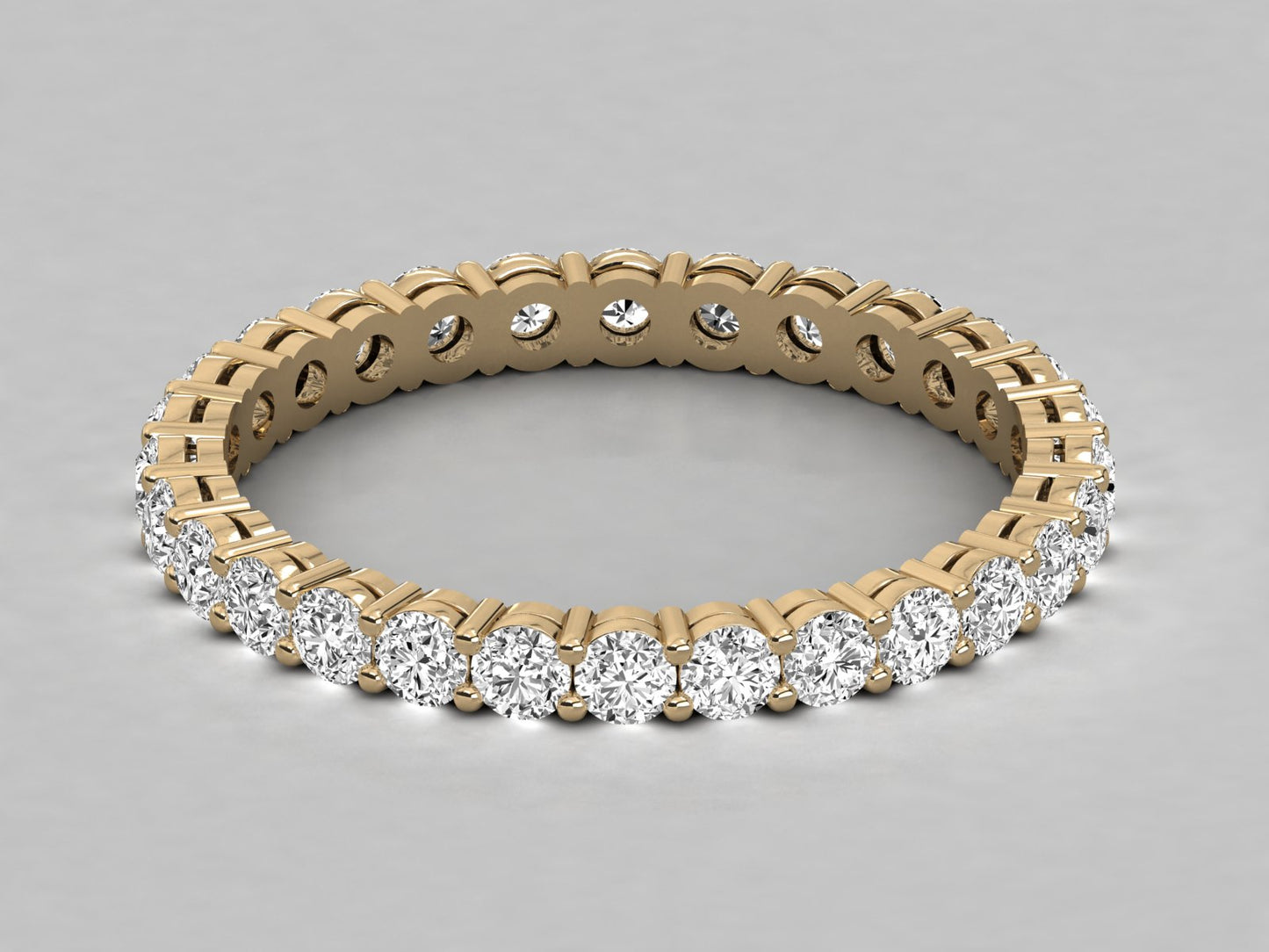 Round Diamond Eternity Ring
