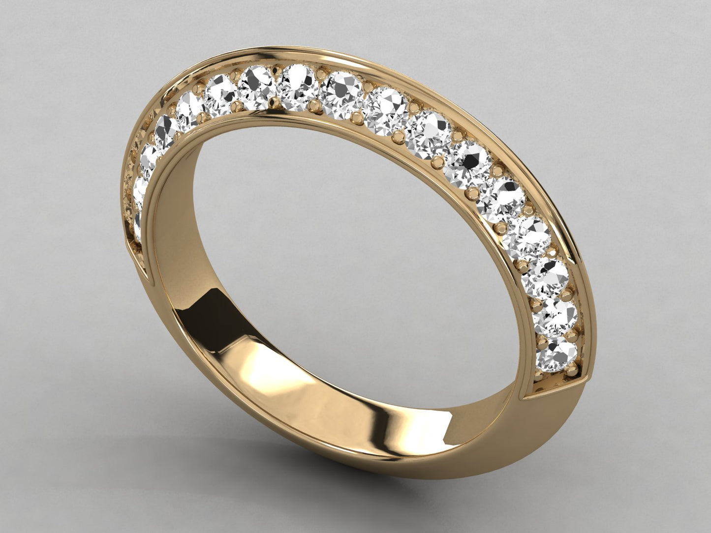 Knifes Edge Diamond Ring