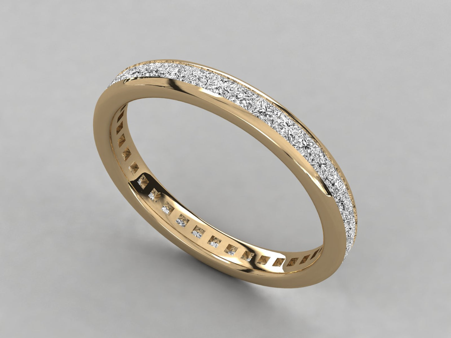 Princess Channel Diamond Eternity Ring