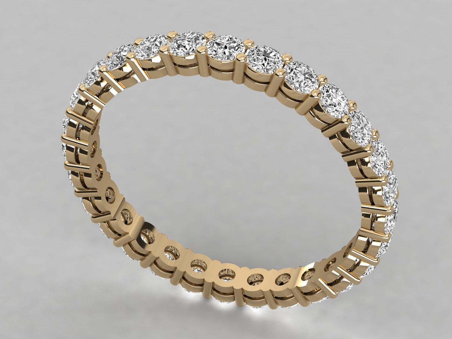 Round Diamond Eternity Ring