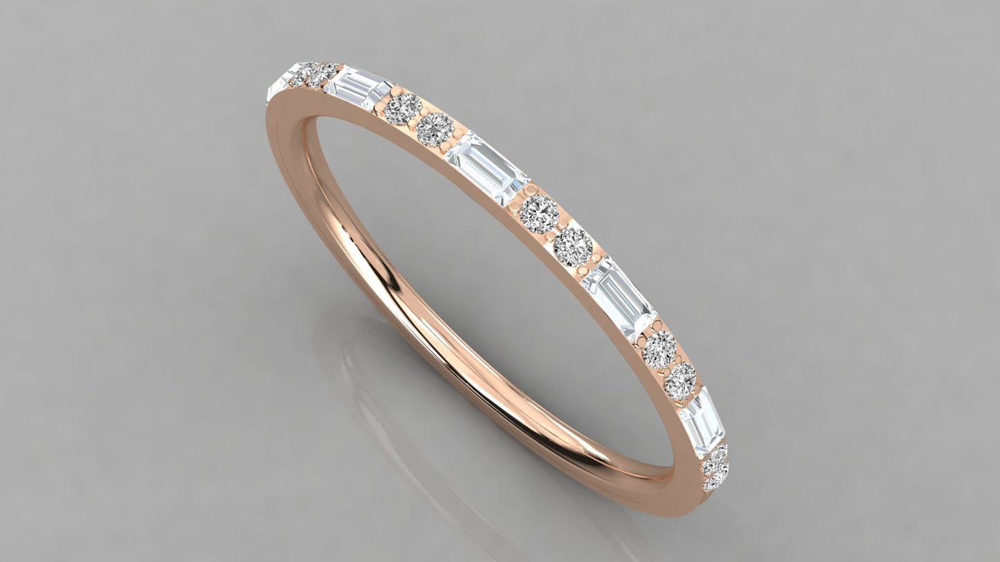 Baguette Anniversary Diamond Ring