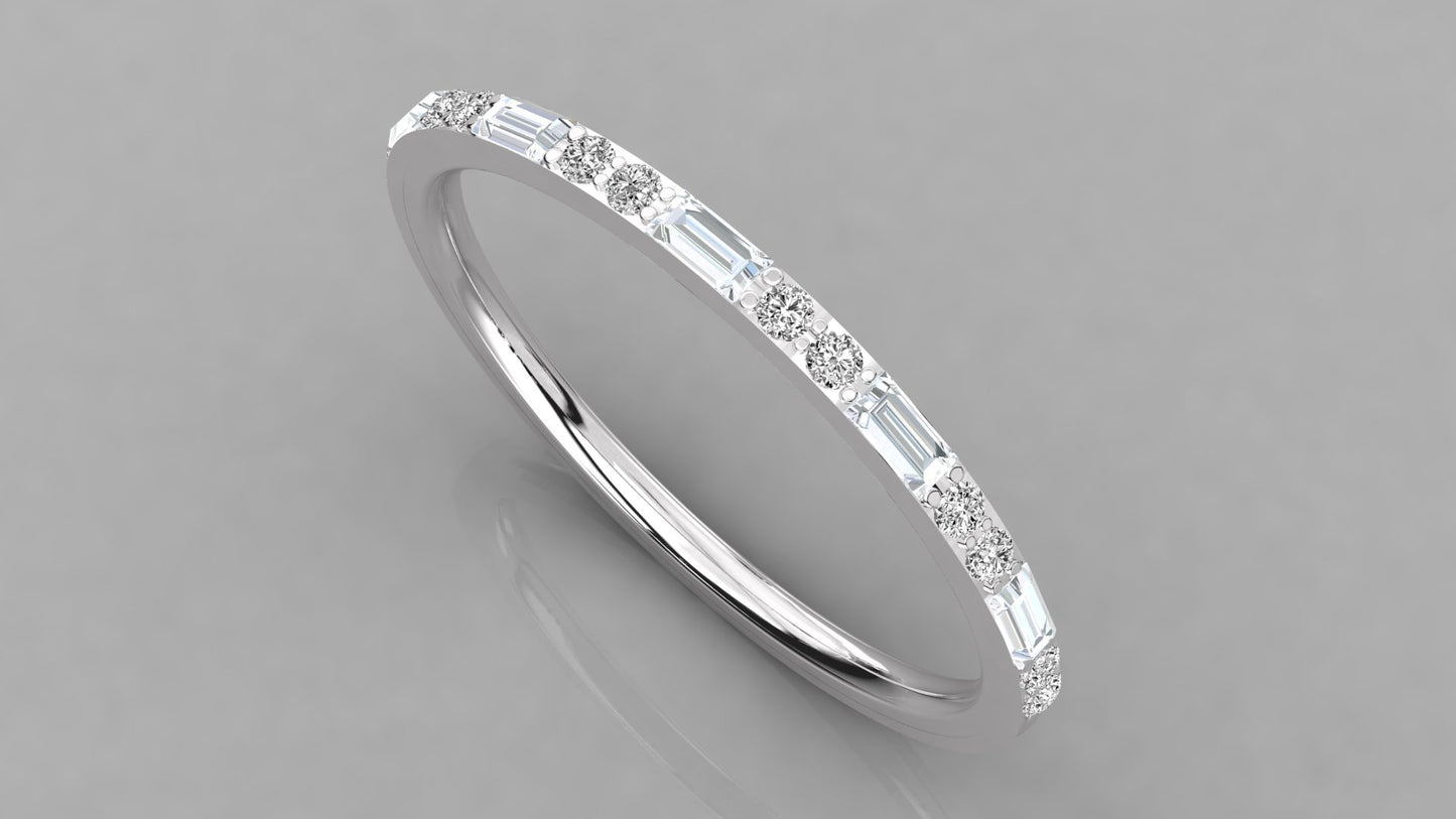 Baguette Anniversary Diamond Ring