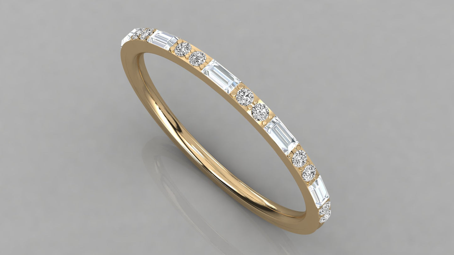 Baguette Anniversary Diamond Ring