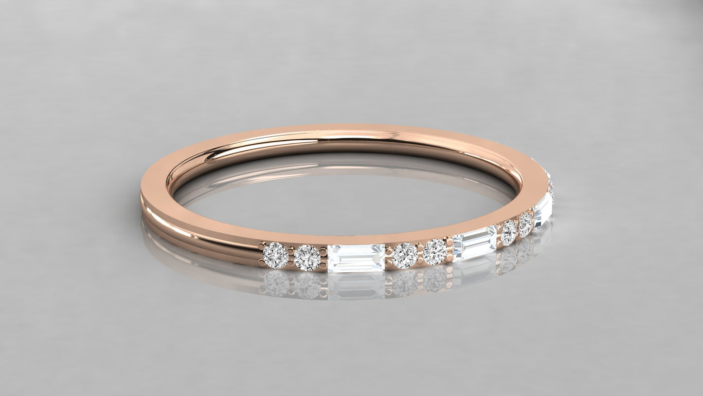 Baguette Anniversary Diamond Ring
