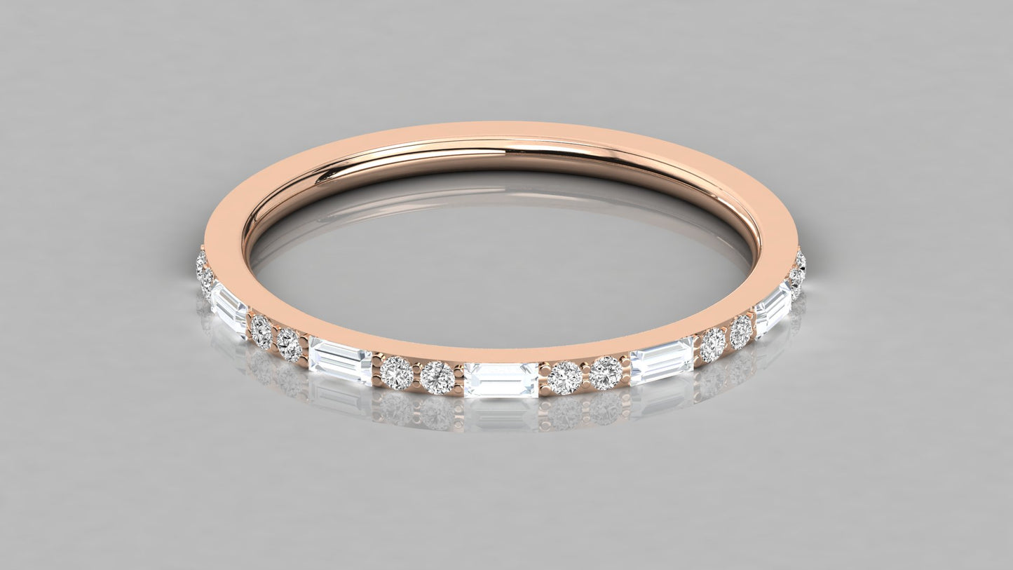 Baguette Anniversary Diamond Ring