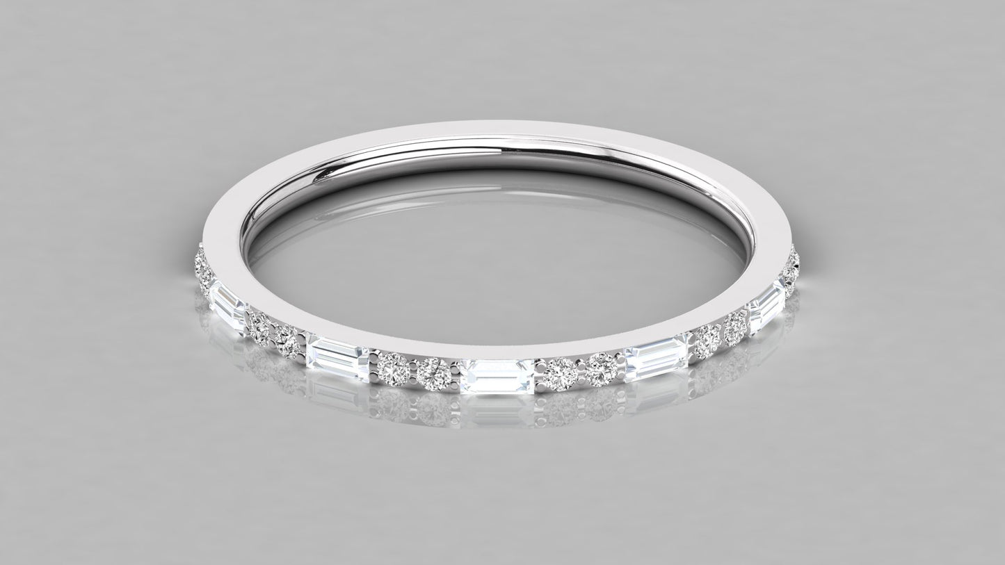 Baguette Anniversary Diamond Ring