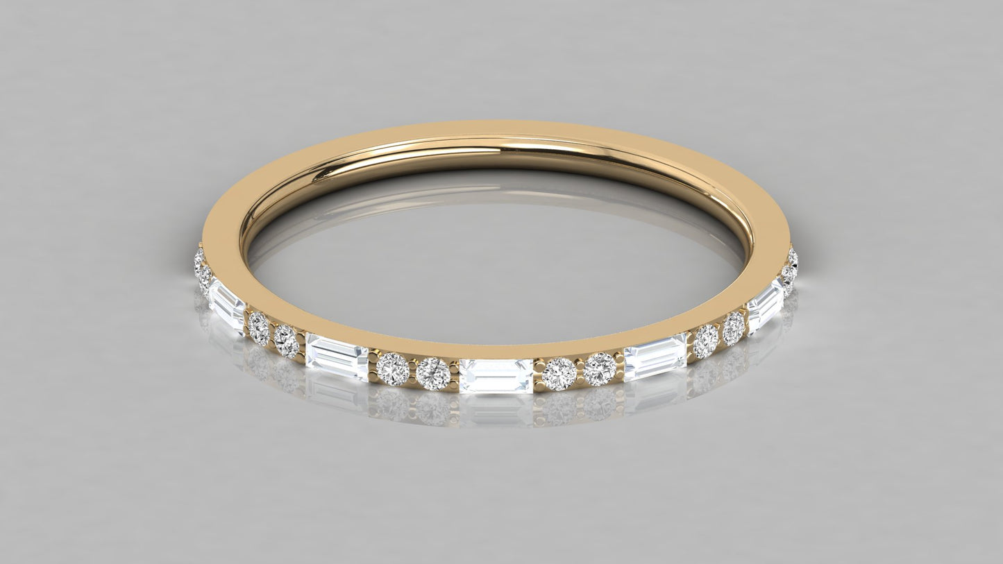 Baguette Anniversary Diamond Ring