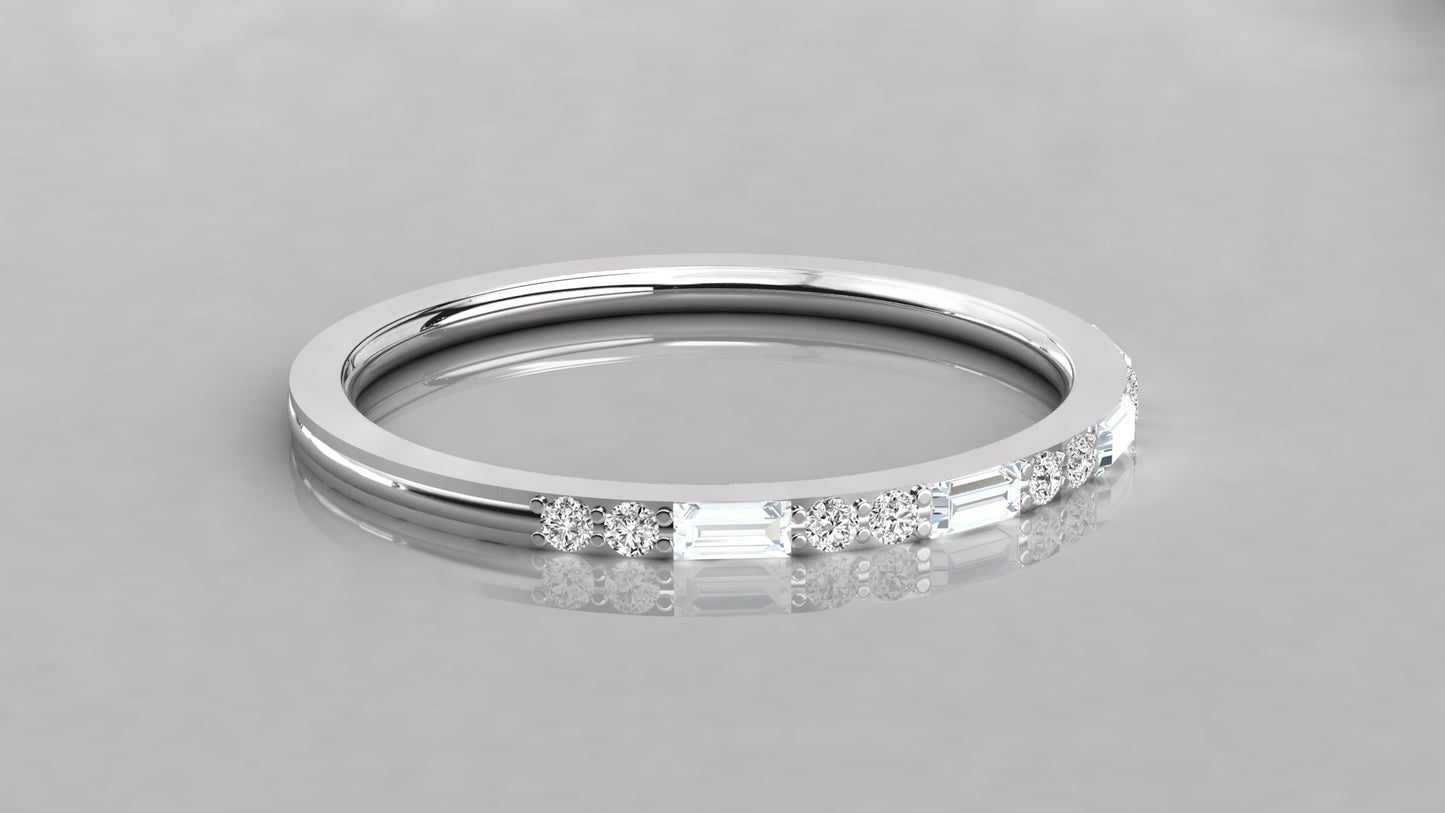 Baguette Anniversary Diamond Ring