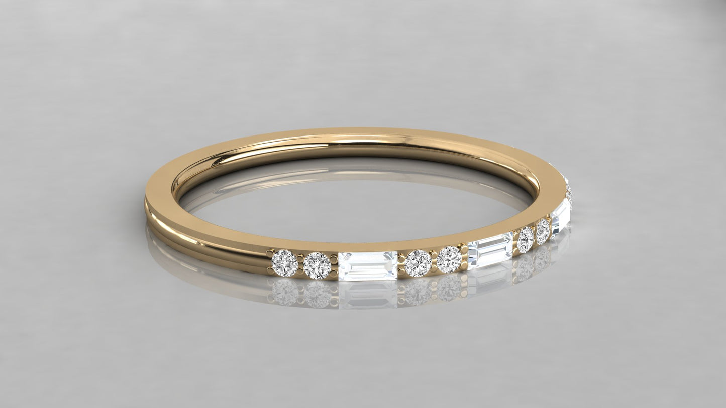 Baguette Anniversary Diamond Ring