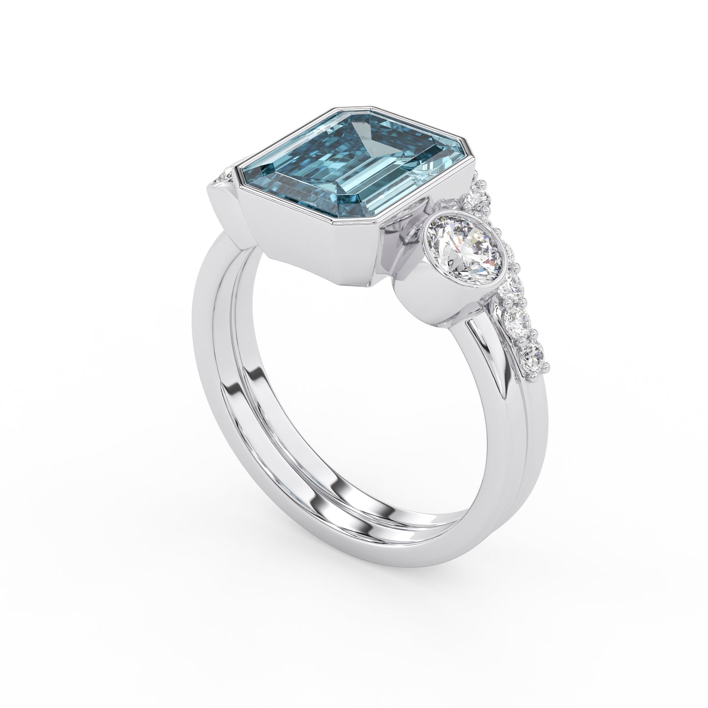 Amanda Engagement Ring Set