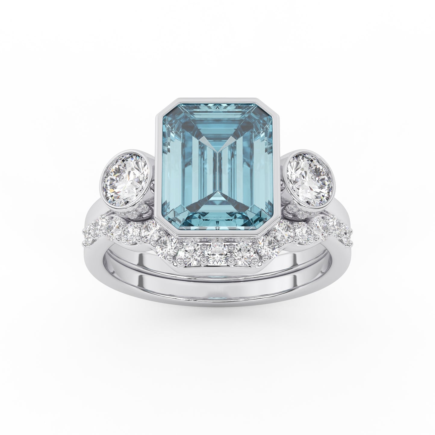 Amanda Engagement Ring Set