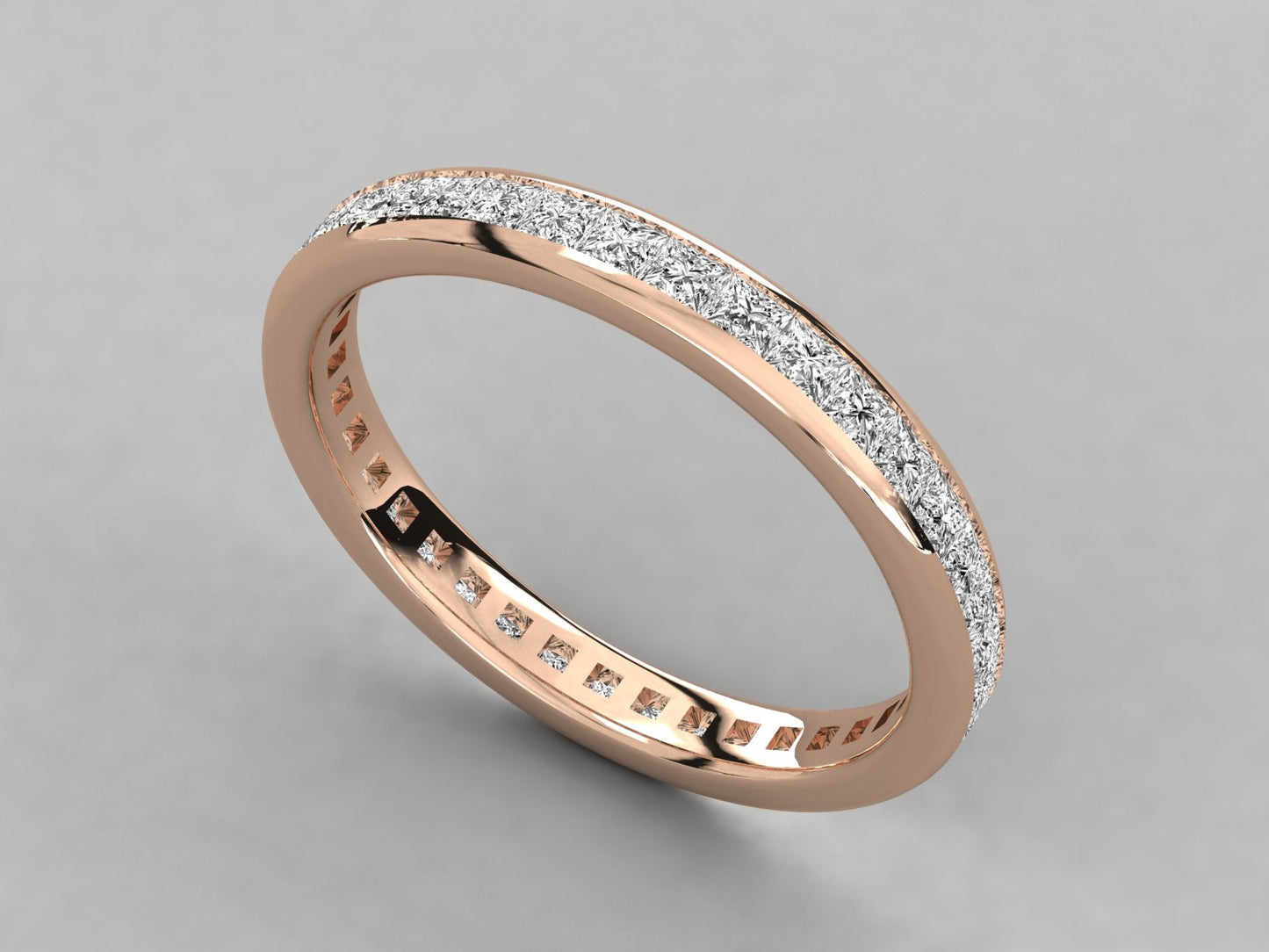 Princess Channel Diamond Eternity Ring