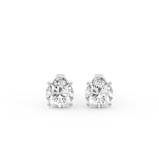 Martini Stud Diamond Earrings 1.0cttw