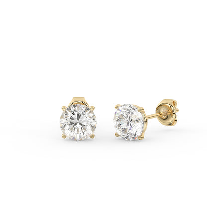 Martini Stud Diamond Earrings 1.0cttw