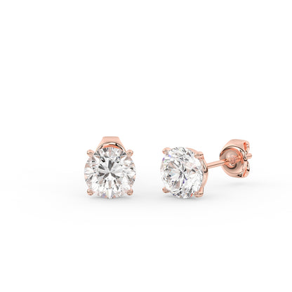 Martini Stud Diamond Earrings 1.0cttw