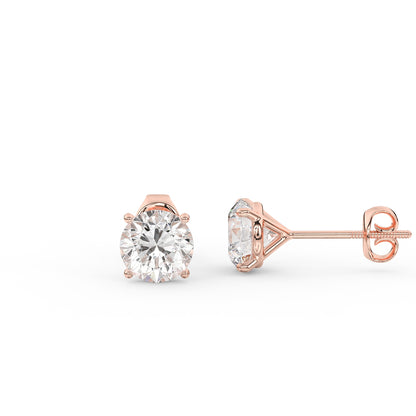 Martini Stud Diamond Earrings 1.0cttw