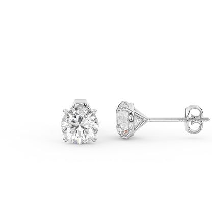 Martini Stud Diamond Earrings 1.0cttw