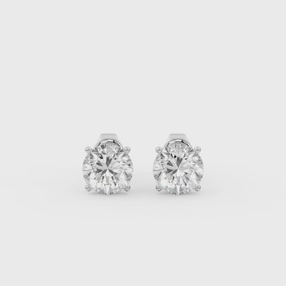 Martini Stud Diamond Earrings 1.0cttw