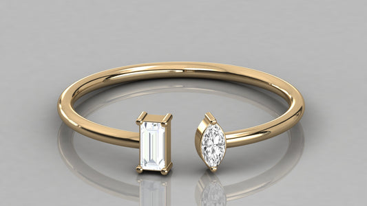 Twin Diamond Ring